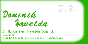 dominik havelda business card